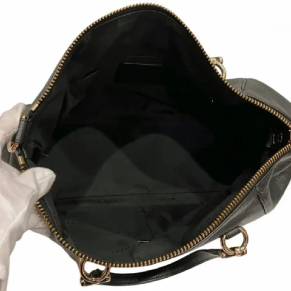 Coach Pre-owned Leather handbags Black Dames