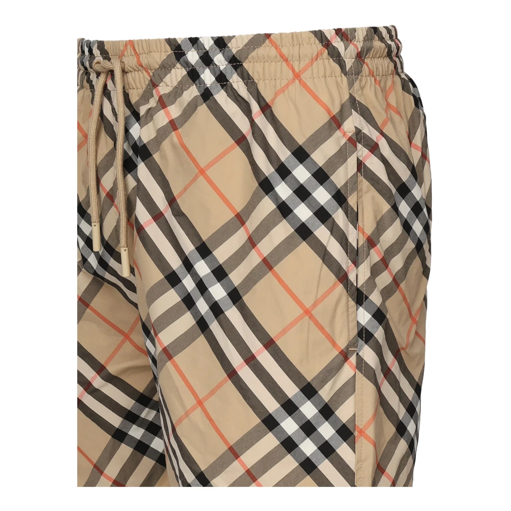 Burberry Geruit Patroon Beige Kleding Beige Heren