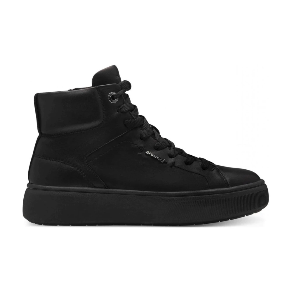 Tamaris Women's Black High Top Trainers - Sneakers - 5 Uk - Shoes