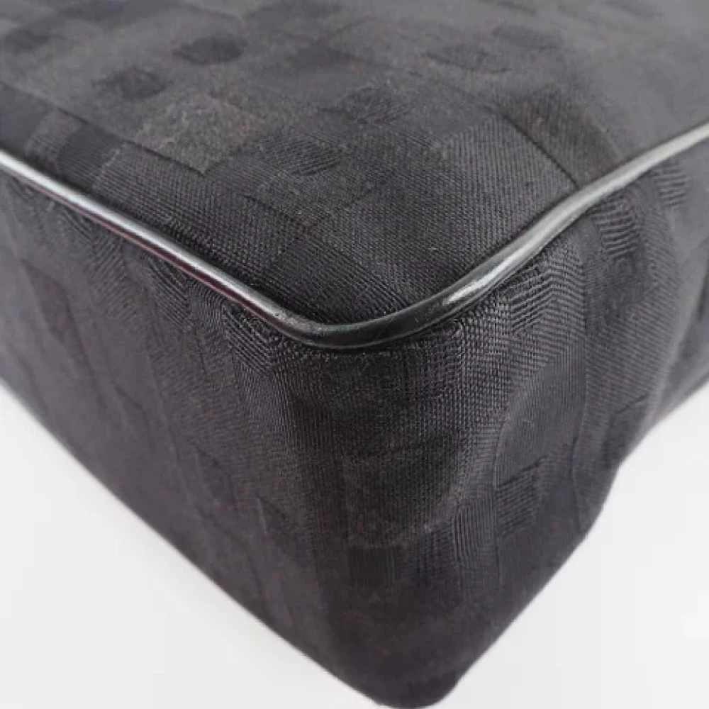 Bally Pre-owned Fabric shoulder-bags Black Dames