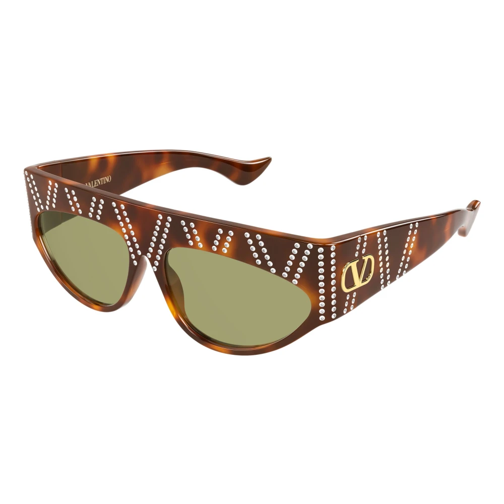 Valentino V Logo Sunglasses - Female - Sunglasses - Brown - 61 Mm - Accessories