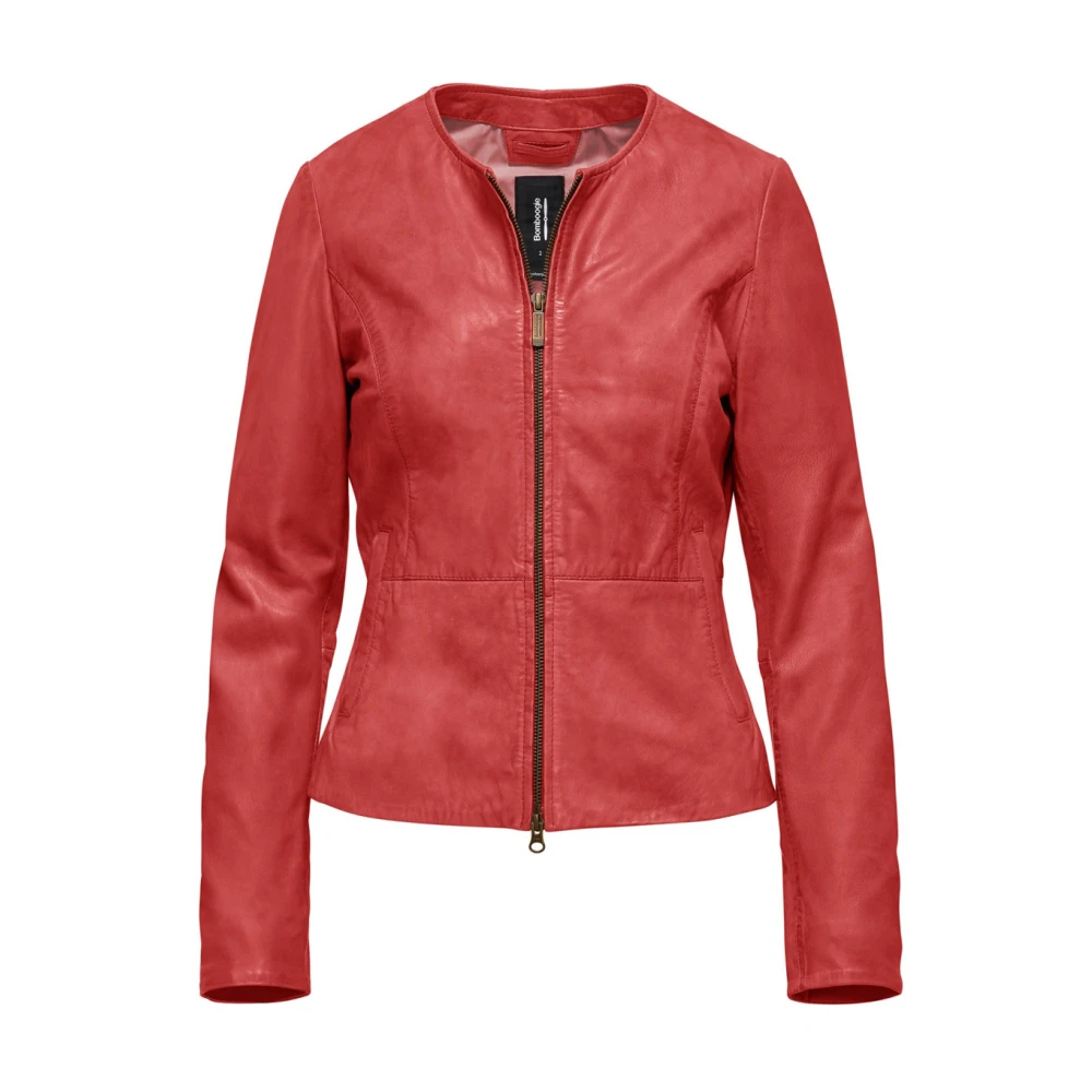 BomBoogie Leather Jackets Red Dames