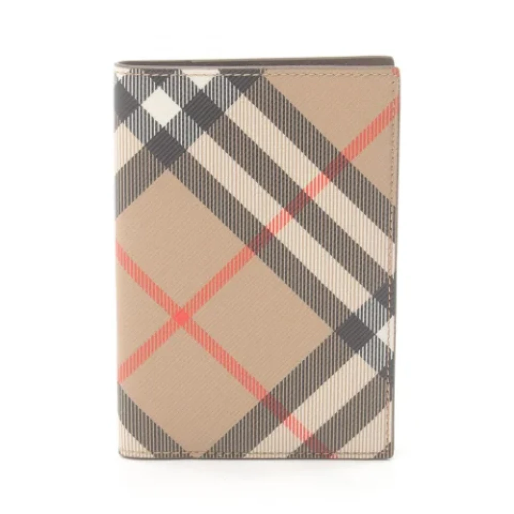 Burberry Vintage Pre-owned Canvas wallets Beige Dames