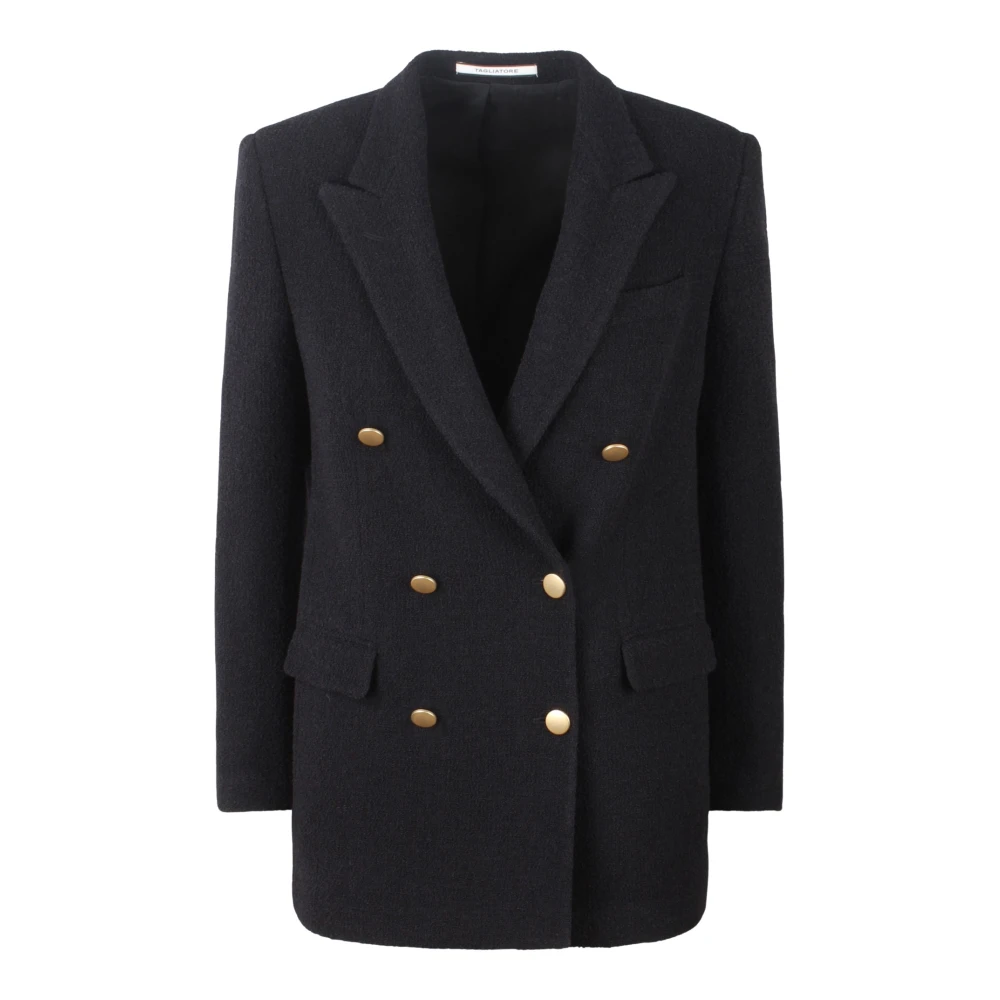 Tagliatore Jasmine Boucle` Blazer Black, Dam