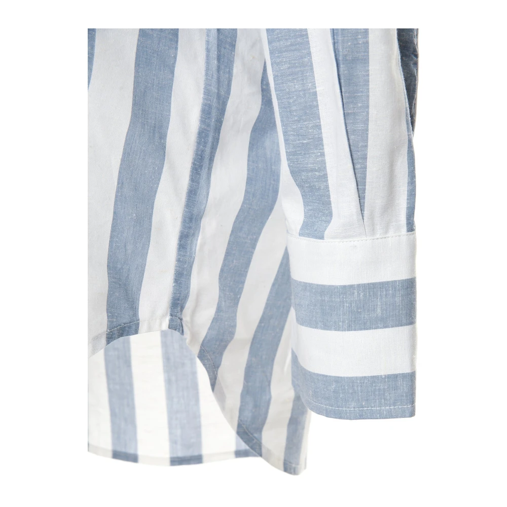 Anine Bing Oversized linnen overhemd White Dames