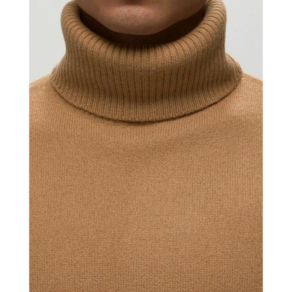 A.p.c. Merino Wol Unisex Polo Sweater Beige Heren