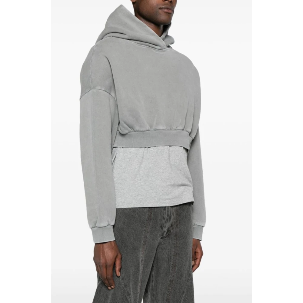 Entire Studios Gewassen Rhino Heavy Hoodie Gray Heren