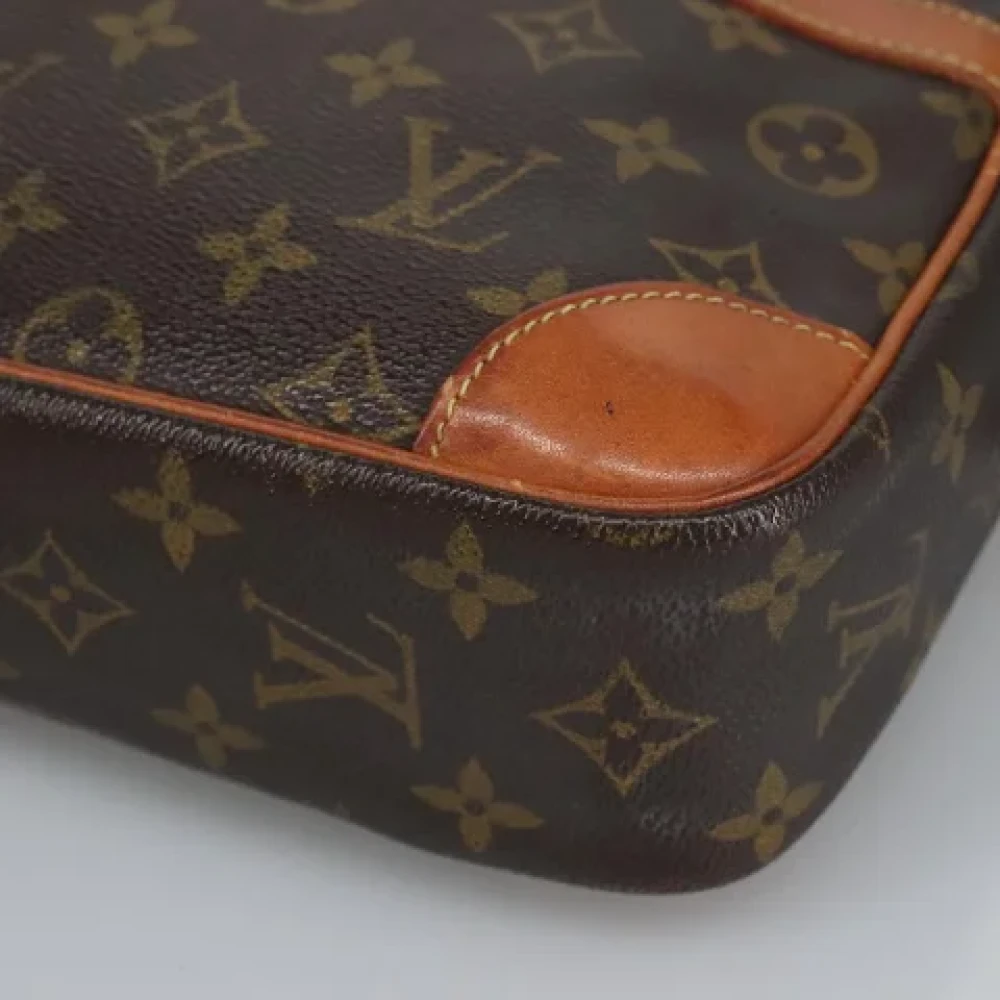 Louis Vuitton Vintage Pre-owned Canvas clutches Brown Dames