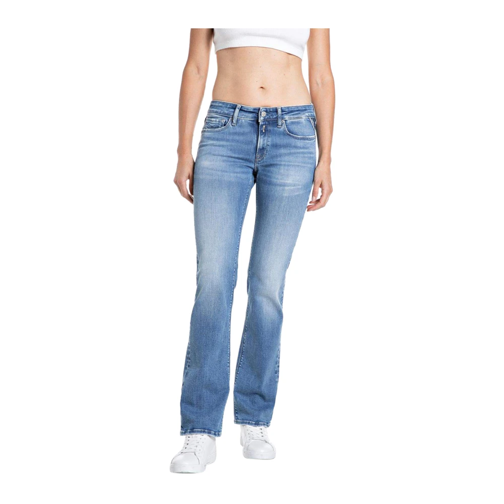 Replay Blue Bootcut Jeans, Female, W30, New Luz Bootcut Jeans