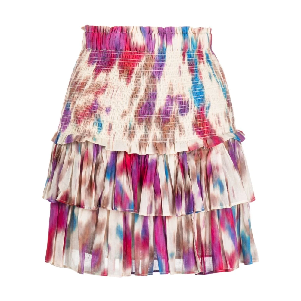 Isabel marant Tie-Dye Elastische Taille Rok Multicolor Dames