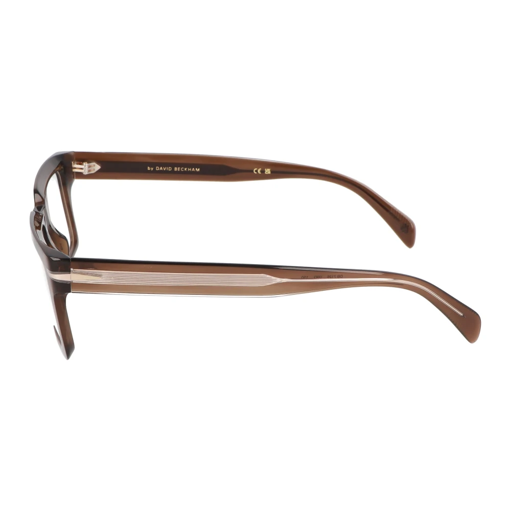 Eyewear by David Beckham Retro vierkante brilcollectie Brown Unisex