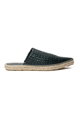 Mörkgröna Vävda Espadrillos