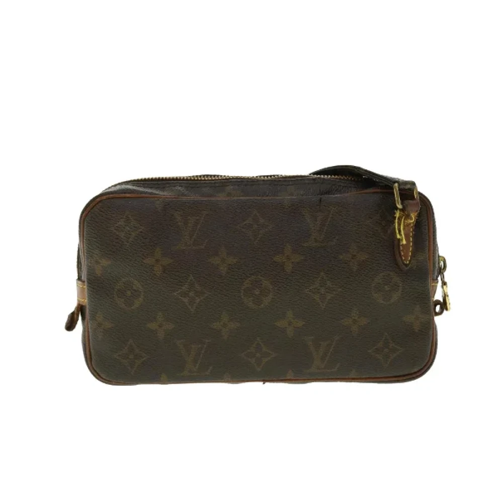 Louis Vuitton Vintage Pre-owned Canvas shoulder-bags Brown Dames
