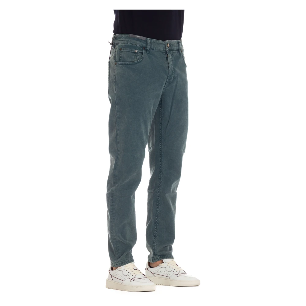PT Torino Blauwe Denim Tapered Fit Jeans Blue Heren