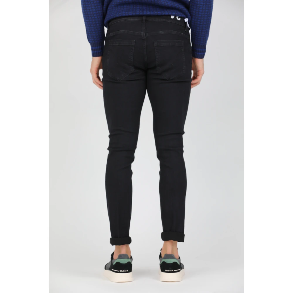 Dondup Skinny Denim Stretch Jeans Black Heren