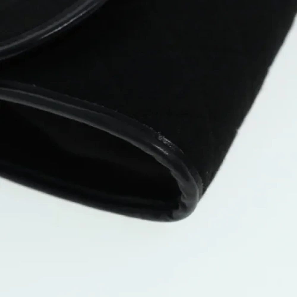 Chanel Vintage Pre-owned Cotton chanel-bags Black Dames