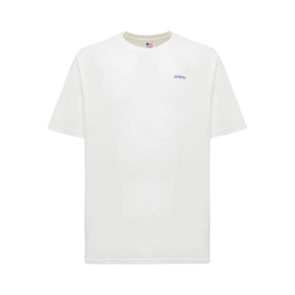 Autry T-shirts en Polos Wit White Heren