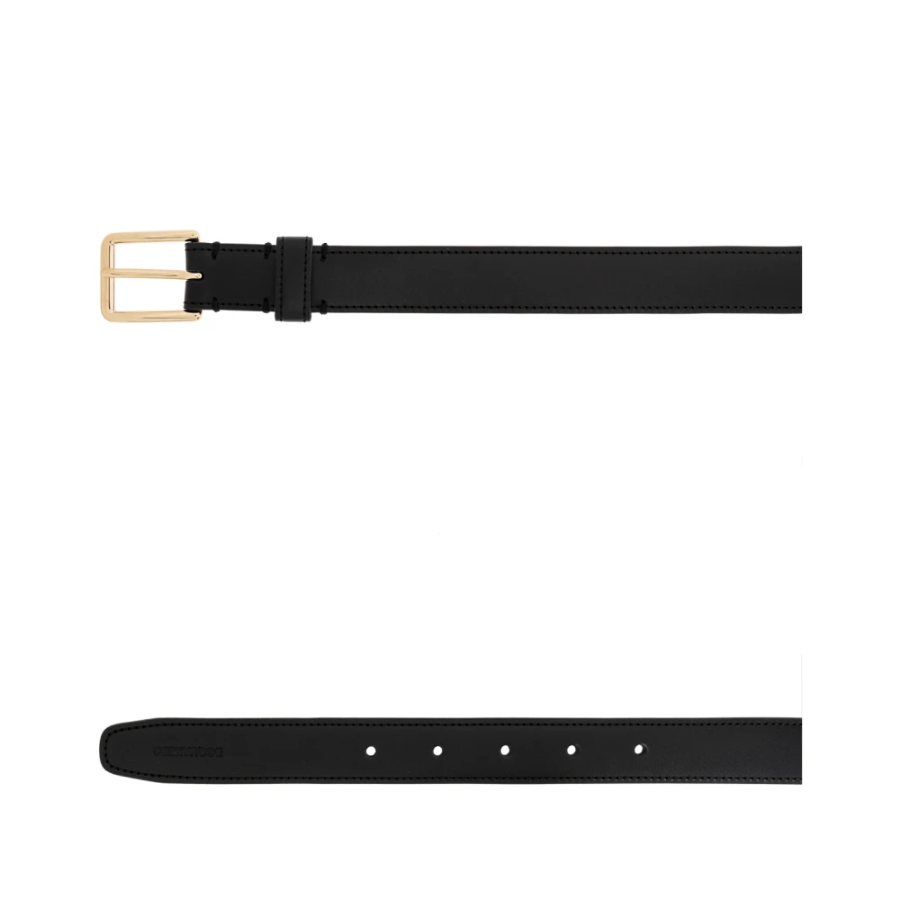 Dsquared2 Leren riem Black Heren