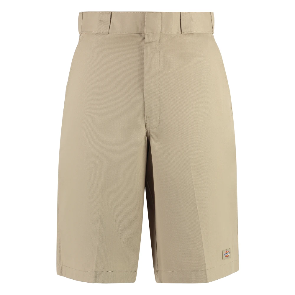 Dickies Wijde Katoenmix Shorts Brown Heren