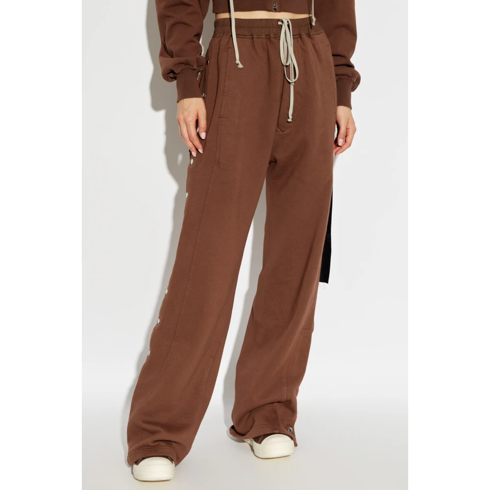 Rick Owens Sweatpants Pusher Brown Dames