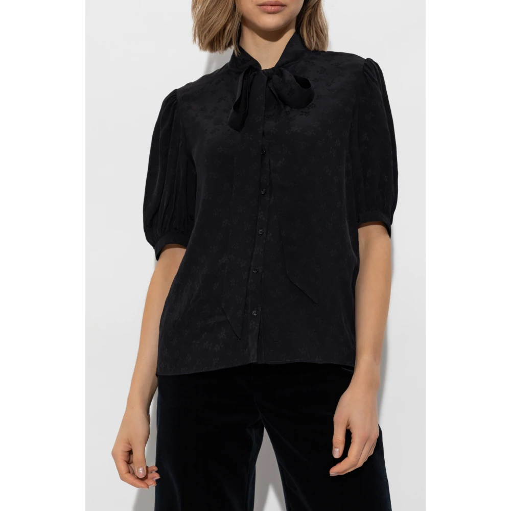 Chloé Top met bloemenpatroon Black Dames