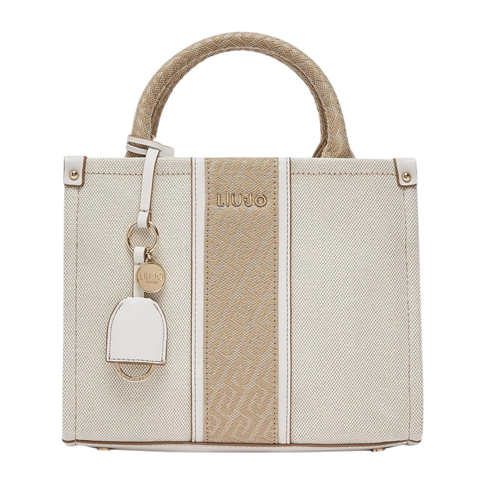 Liu Jo Vrouw Beige Tassen Dames, One Size, Katoen, S Tote