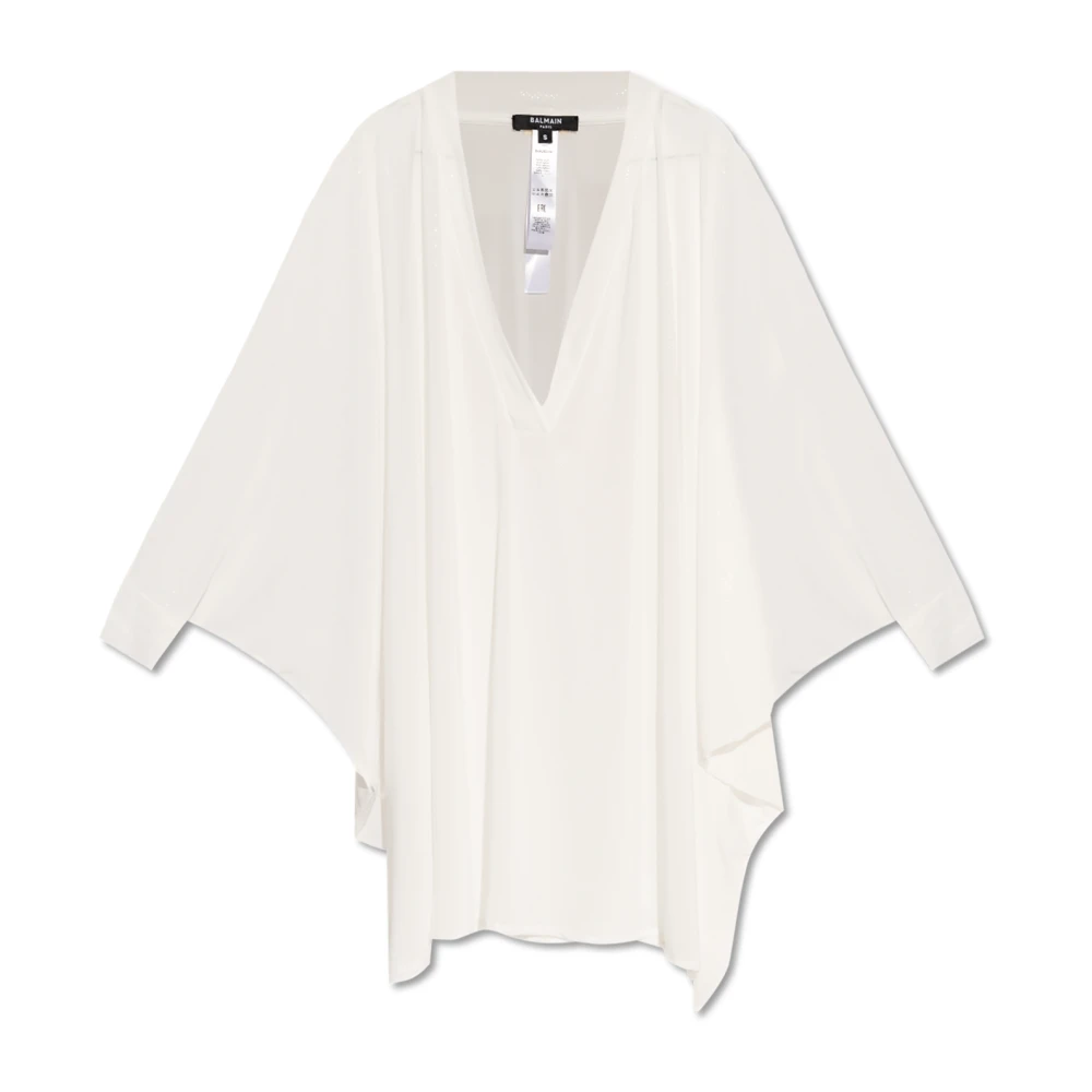 Balmain Kort strandklänning White, Dam