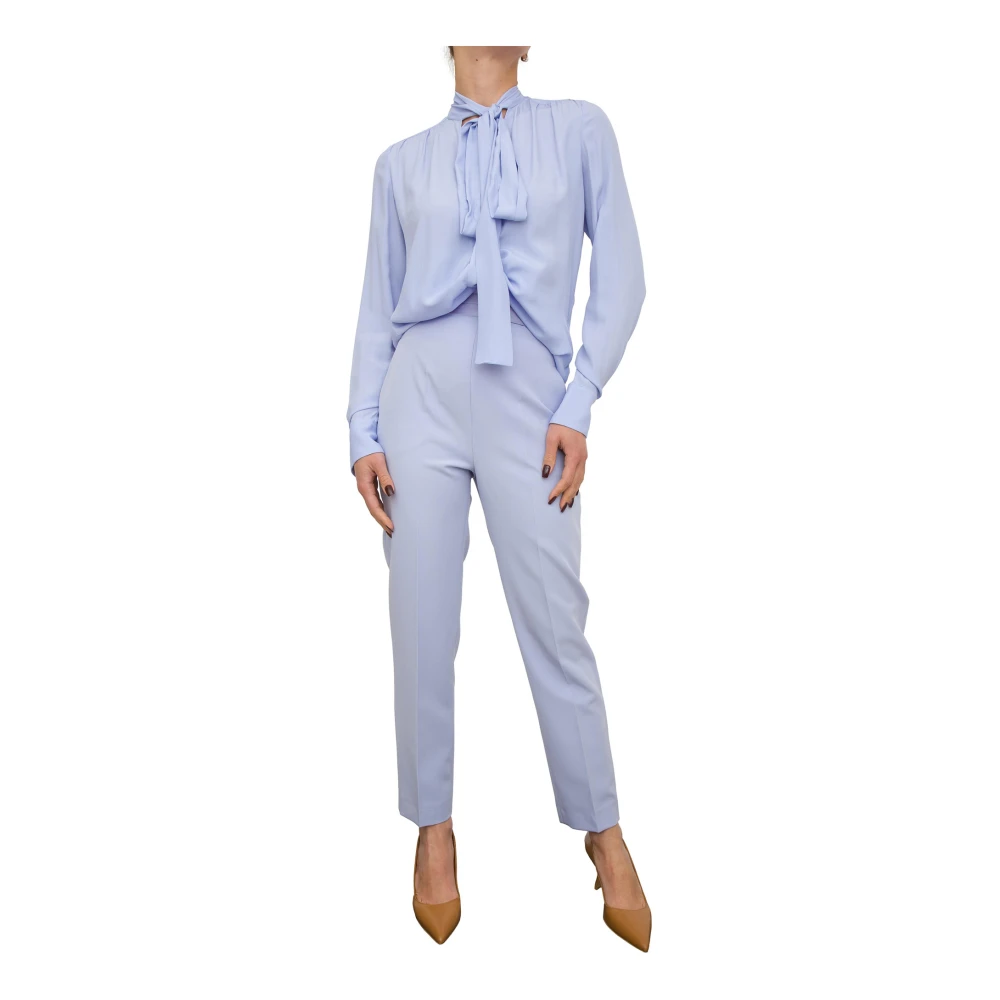 Blugirl Lange Paarse Broek Purple Dames