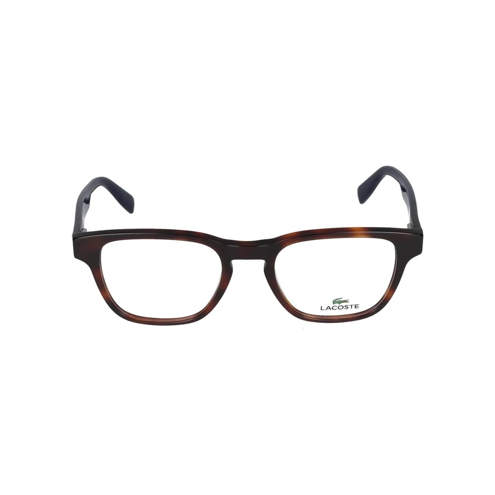 Lacoste Men's Brown Glasses, 51 Mm, Tortoise Eyeglasses Stylish Model