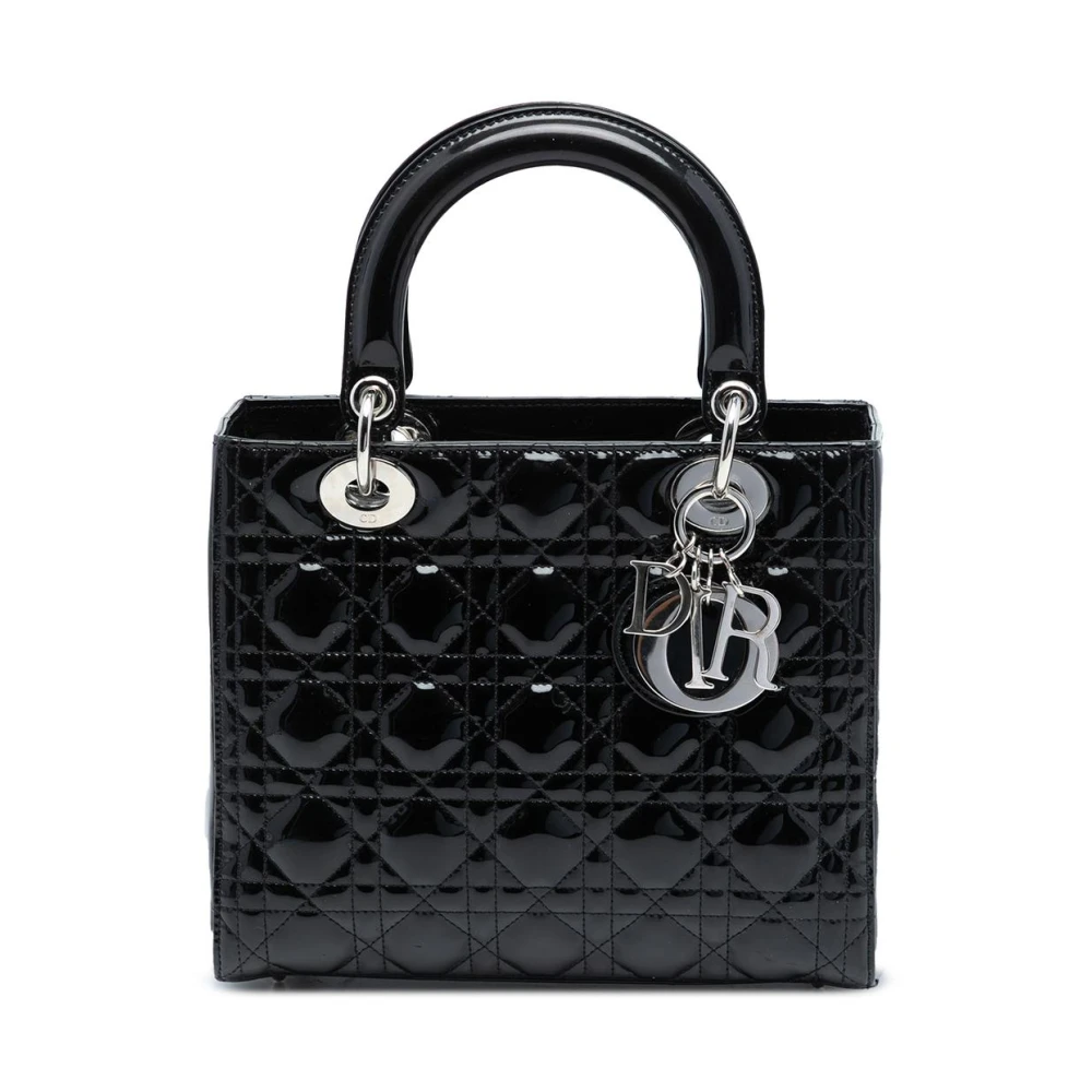Dior Vintage Women's Black Pre-Owned Handle Satchel Bag