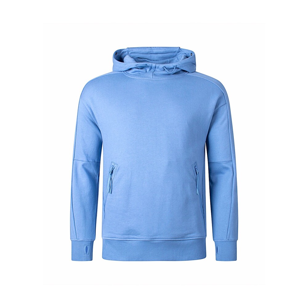 パーカー・フーディ C.P. Company Blue-Grey Cotton Zip-Fastened Sweatshirt Shop men's hoodies from C.P. Company online on Miinto