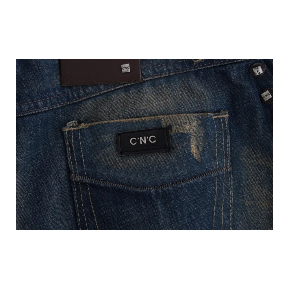 Costume National Slim-fit Jeans Blue Dames