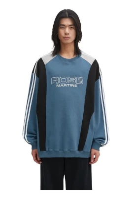Panelerad sweatshirt