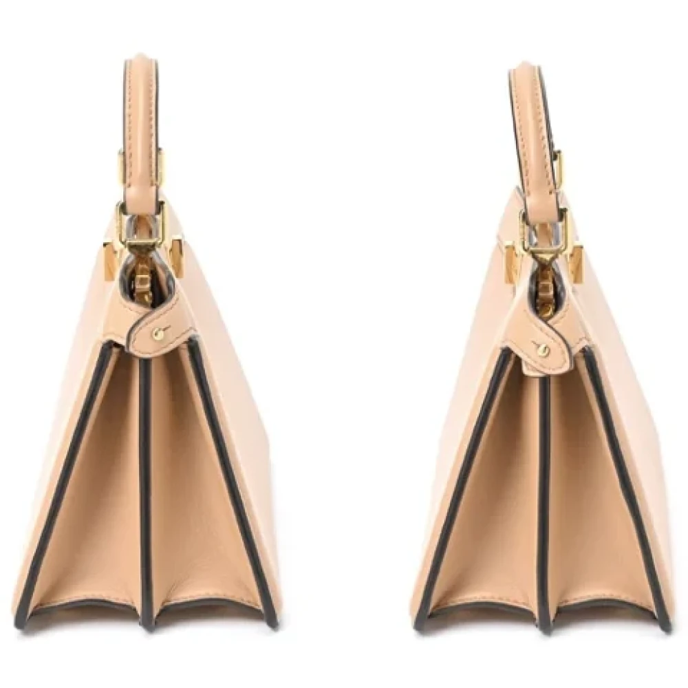 Fendi Vintage Pre-owned Canvas fendi-bags Beige Dames