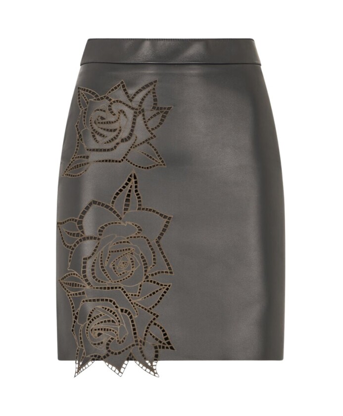 jupe-en-cuir-a-roses-perforees