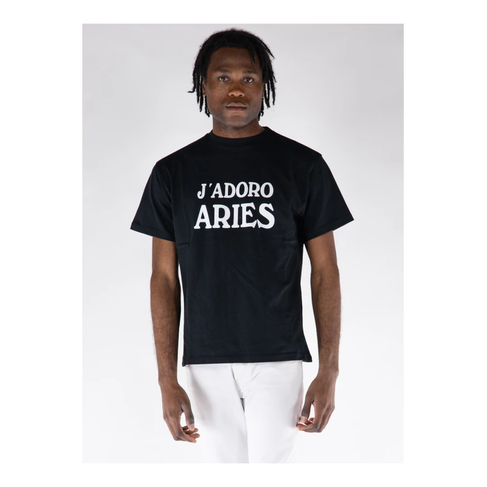 Aries Jadore T-Shirt Black Heren