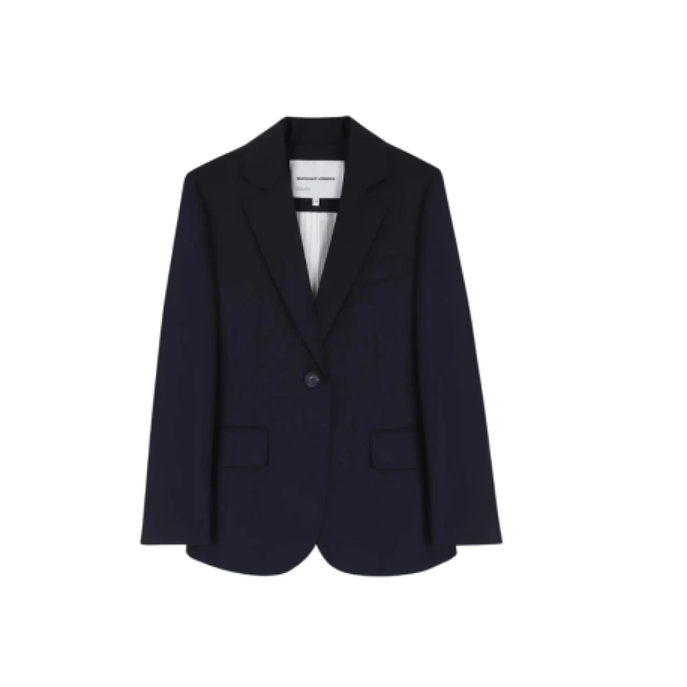 Margaux Lonnberg Wollen Blazer Jas in Zwart Black Dames