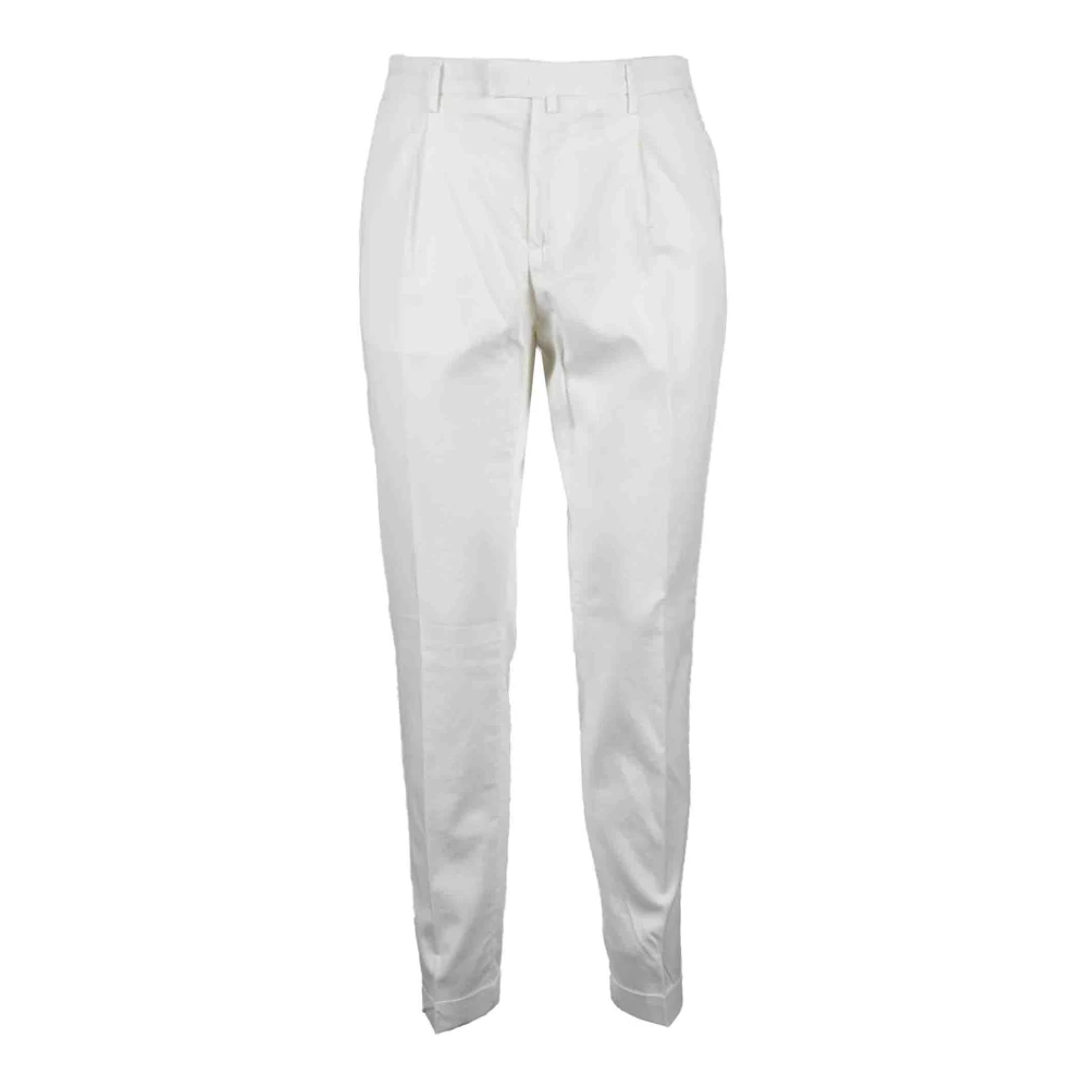 Briglia Stretch Katoen Elastaan Broek White Heren