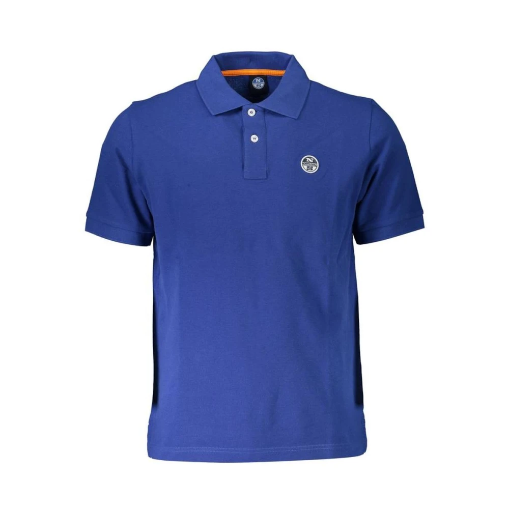 North Sails Short Sleeve Polo - Male - Polo Shirts - Blue - M - Tops