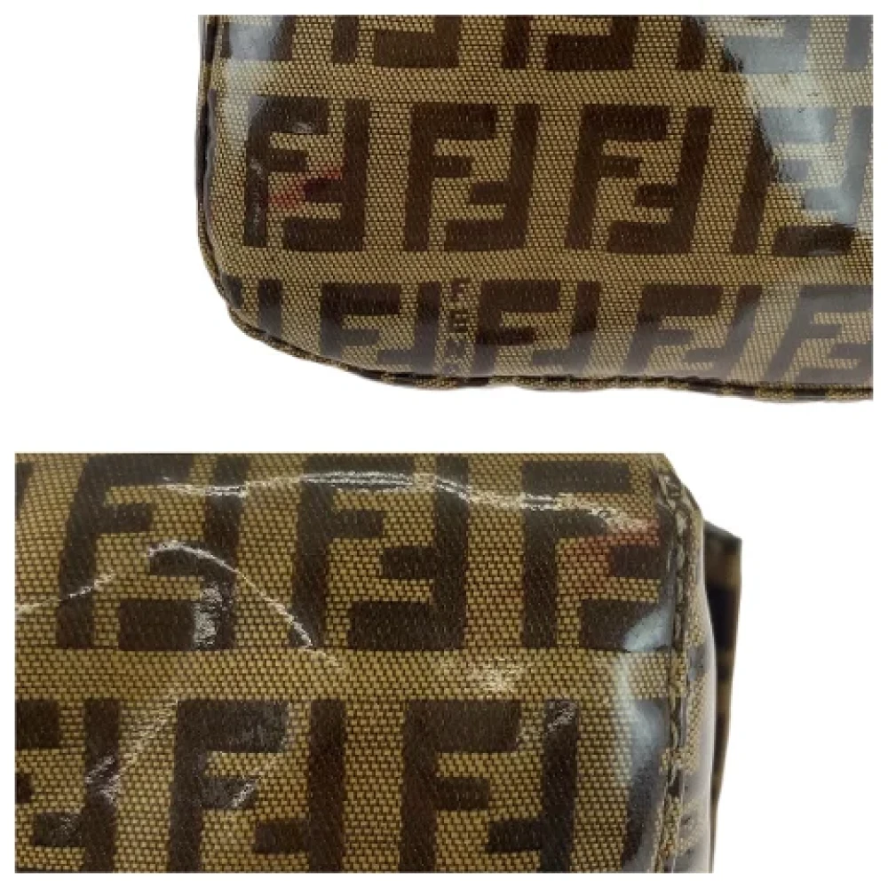 Fendi Vintage Pre-owned Canvas fendi-bags Brown Dames