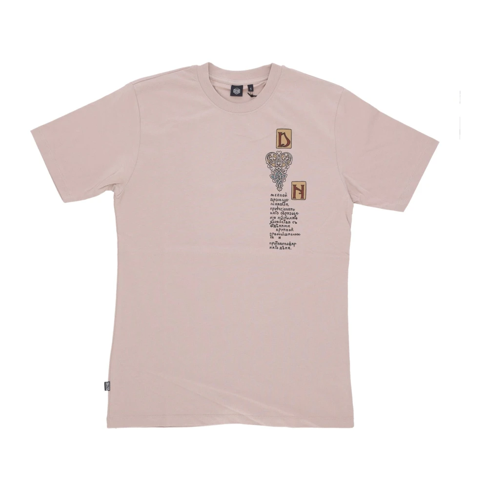 Dolly Noire Men's Beige Ancient Dragon Tee T-Shirt