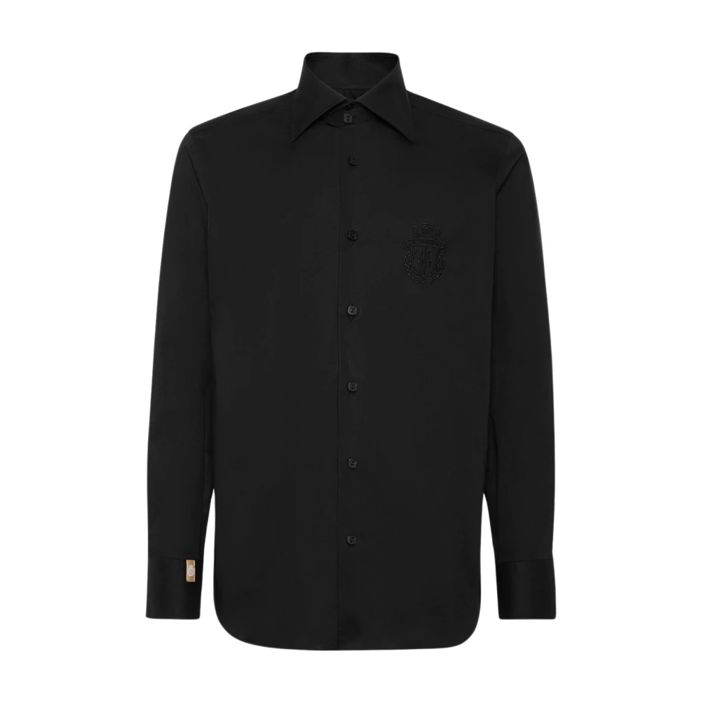 Billionaire Casual Button-Up Shirt Black Heren