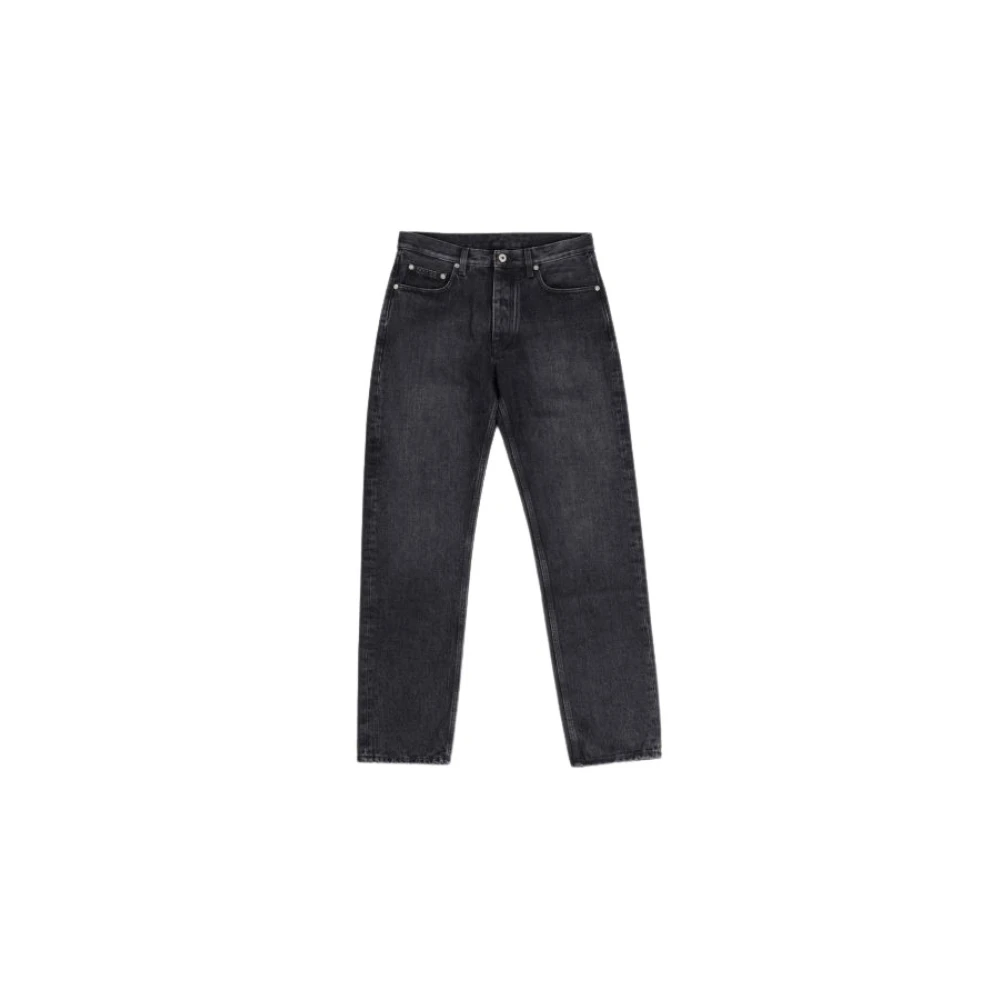 Off White Zwarte Tapered Jeans Gemaakt in Italië Gray Dames