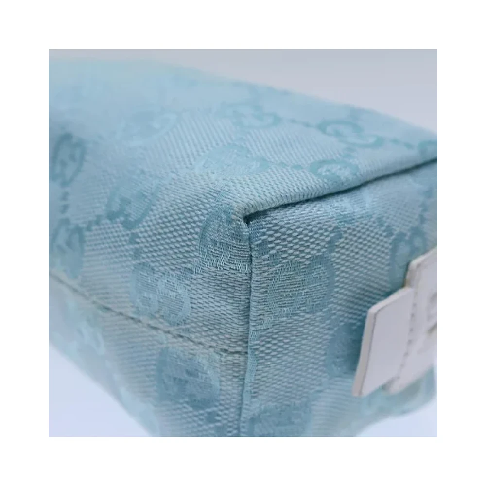 Gucci Vintage Pre-owned Canvas gucci-bags Blue Dames