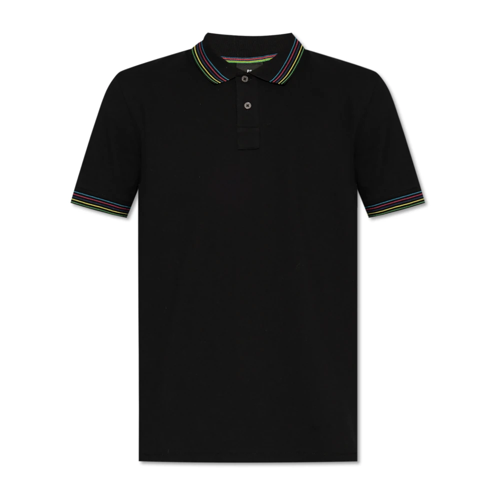 PS By Paul Smith Katoenen polo Black Heren