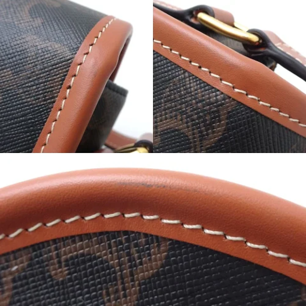 Celine Vintage Pre-owned Canvas shoulder-bags Brown Dames