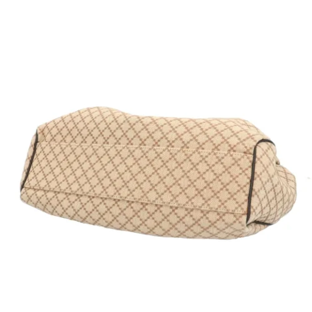 Gucci Vintage Pre-owned Canvas handbags Beige Dames