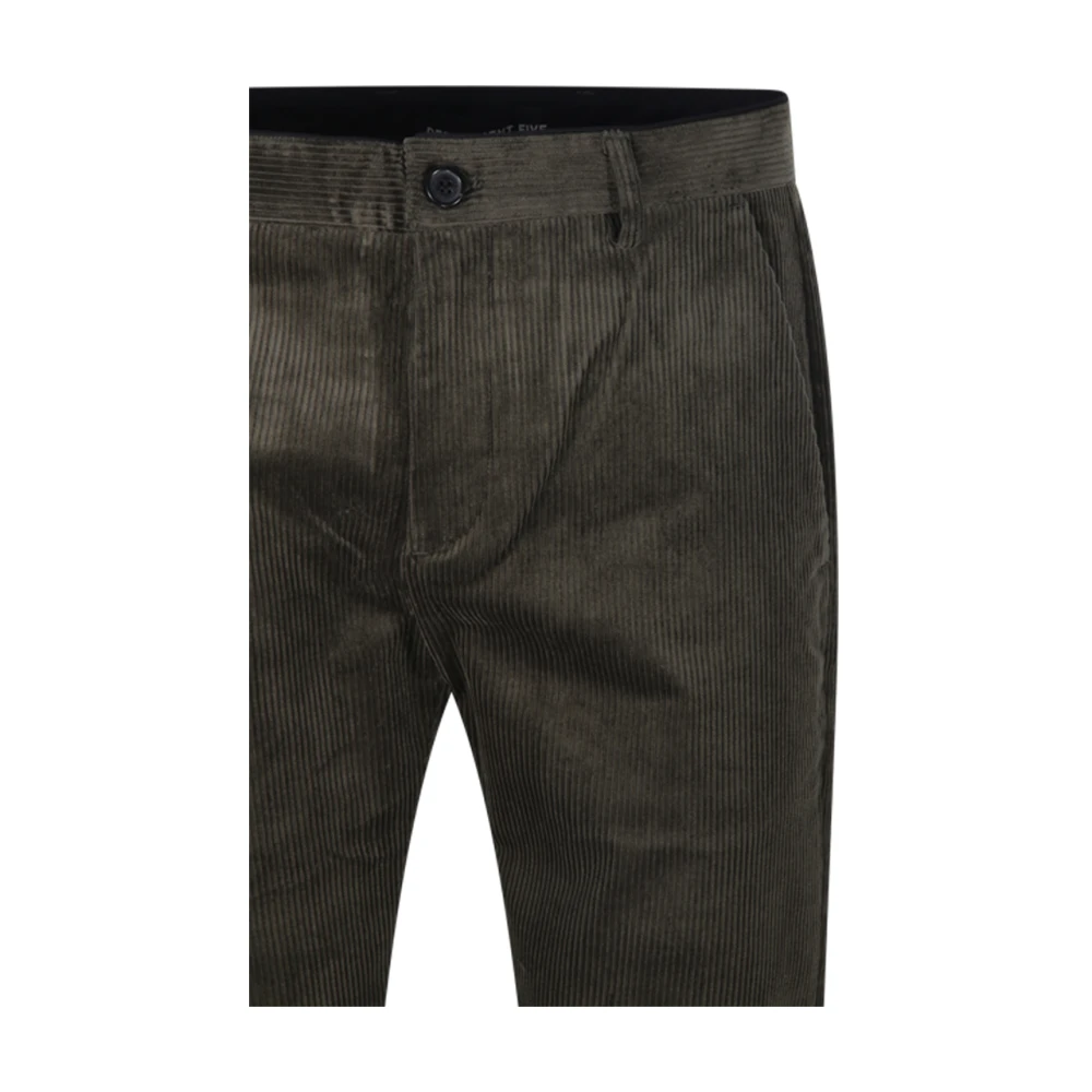 Department Five Vintage Militaire Prins Chinos Crop Broek Gray Heren