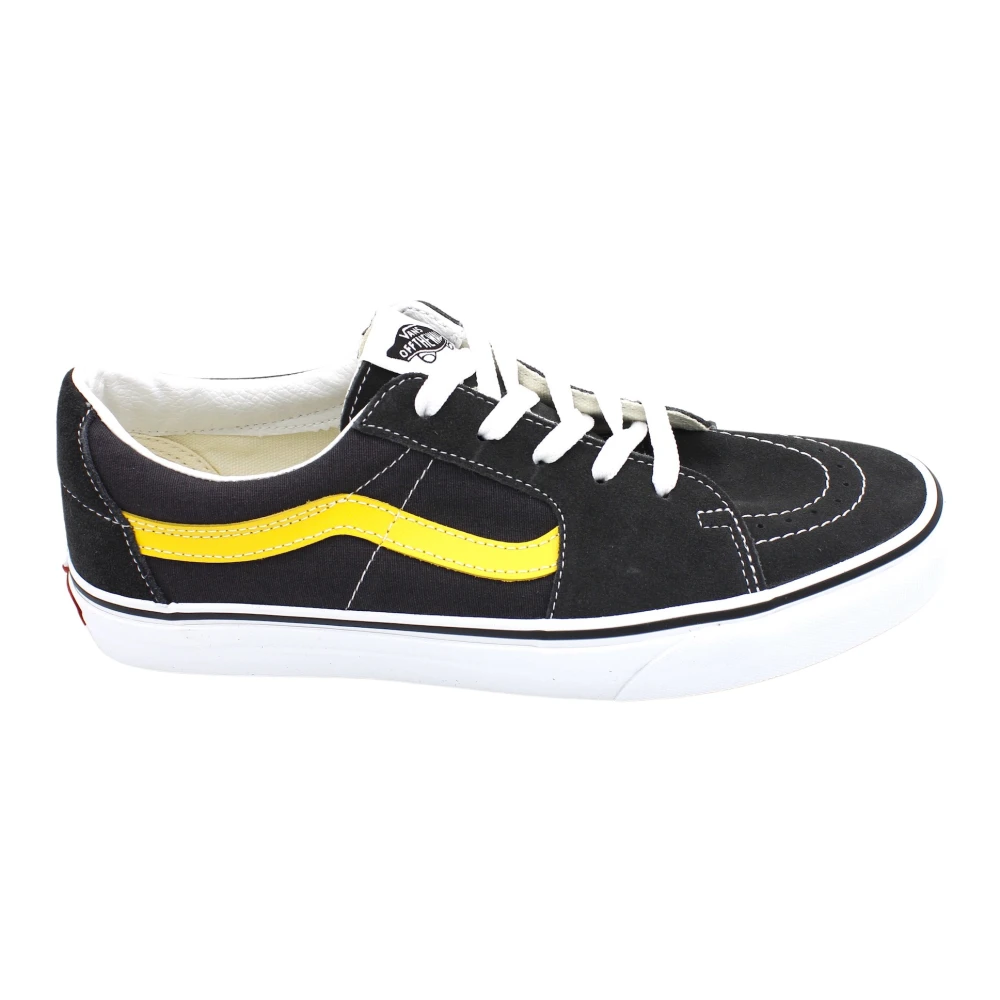 Vans Lage Top Suède Rubberen Zool Sneaker Heren Schoenen Zwart