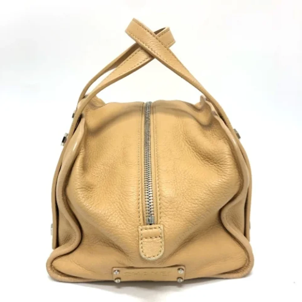 Chanel Vintage Pre-owned Leather chanel-bags Brown Dames